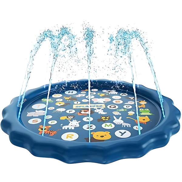 Kids Splash Pool Pad – Large Inflatable Water Play Mat with Sprinkler