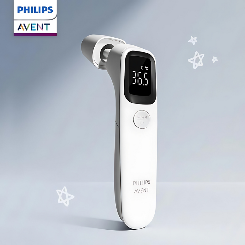 PHILIPS AVENT 2-in-1 Ear and Forehead Thermometer for Infants & Bottles