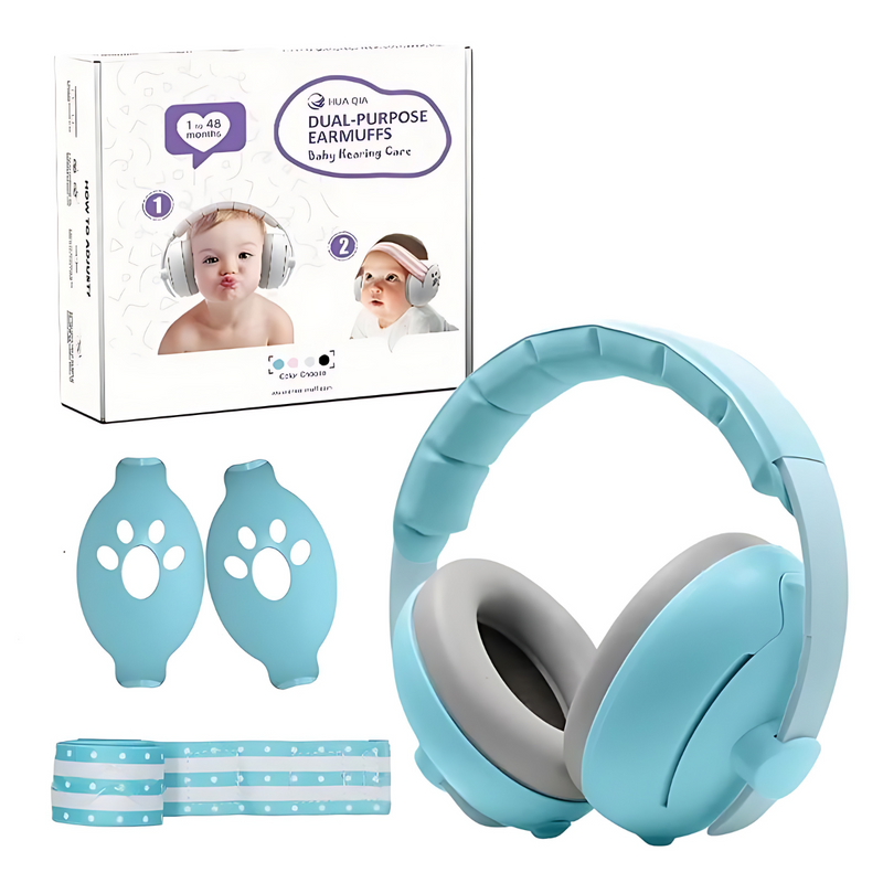 Infant Noise Cancelling Headphones: 2-in-1 Convertible Design (Comfortable Ear Protection)