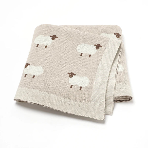 Premium Knitted Baby Blanket for Newborns & Toddlers