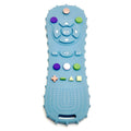 Silicone Soothe & Play Remote Control Teether Silicone Soothe & Play Remote Control Teether HuggingBub Blue 