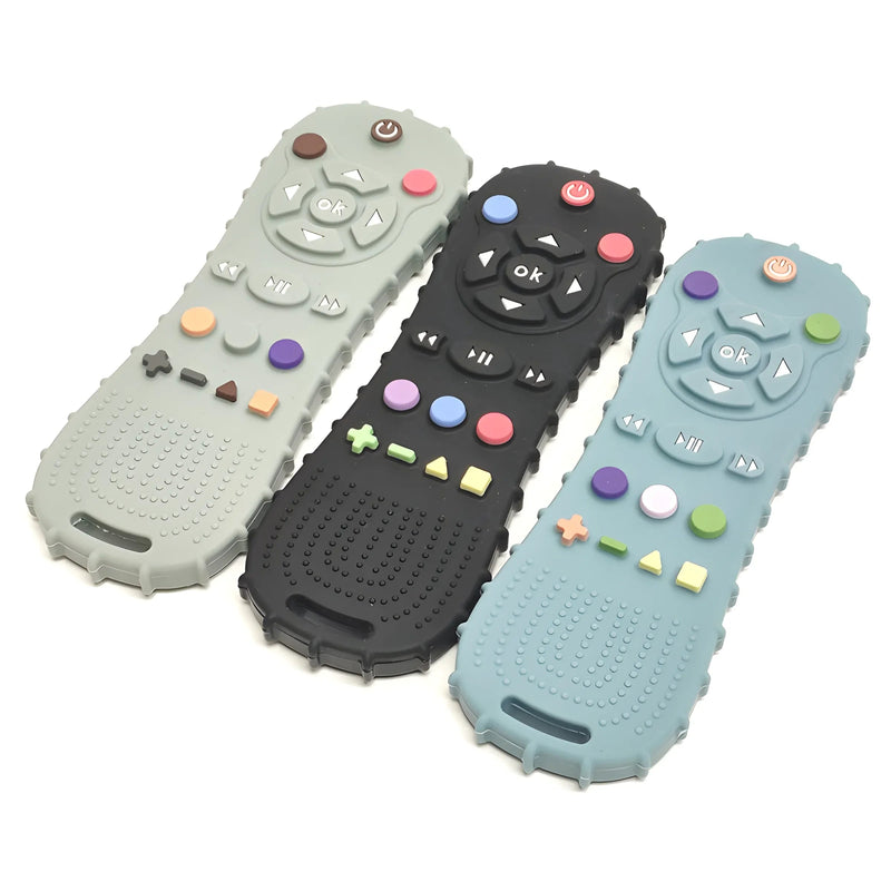 Silicone Soothe & Play Remote Control Teether Silicone Soothe & Play Remote Control Teether HuggingBub 