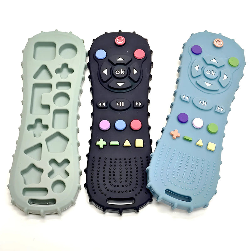 Silicone Soothe & Play Remote Control Teether Silicone Soothe & Play Remote Control Teether HuggingBub 