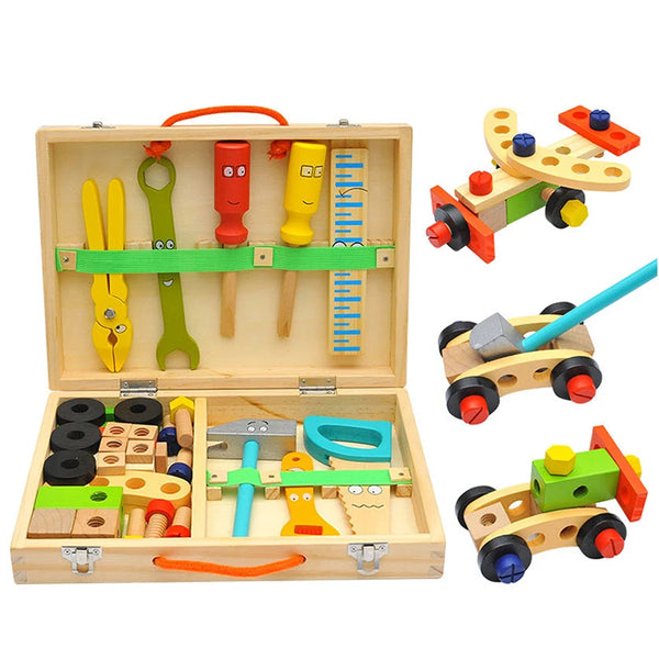 Montessori Kids Tool Set – Pretend Play & Assembly