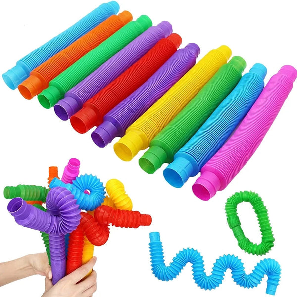 Sensory Toy Magic Pop Tubes Sensory Toy Magic Pop Tubes HuggingBub 16 tubes 